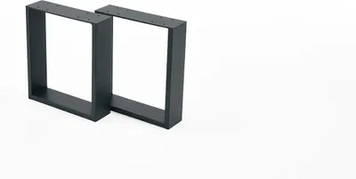 Image de Patins de table 400 x 400mm anthracite