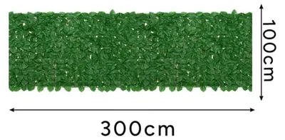 Obrázek produktu pro Gardlov 25343 Balkónová zástěna s tmavě zelenými listy 300 x 100 cm