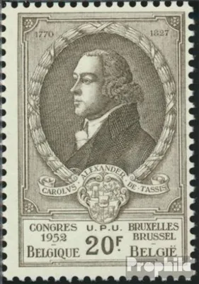Produktbild von Briefmarken Belgien 1952 Mi 939 gestempelt Postkongreß