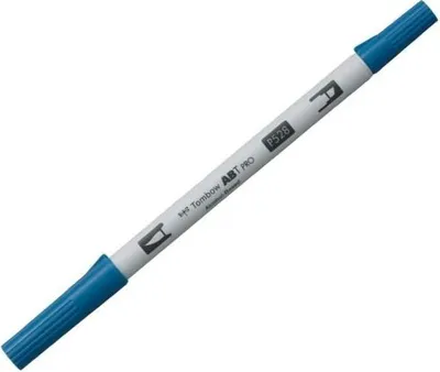Produktbild von Dual-Fasermaler ABT Pro Keilspitze/Pinselspitze Alkoholbasis navy blue
