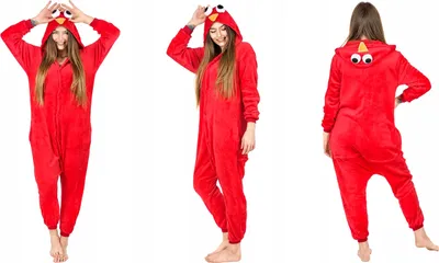 Obrázok produktu pre Kombinéza pre mužov a ženy - Mäkké a príjemné pyžamo - Teplé pyžamo - Karnevalový kostým - Karnevalový kostým - XL - Red Monster