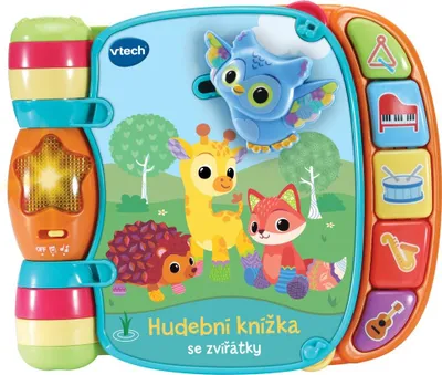 Obrázek produktu pro Vtech Hudební knížka se zvířátky CZ