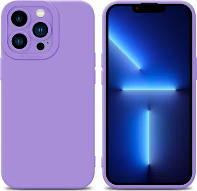 Produktbild von Cadorabo Hülle für Apple iPhone 12 PRO MAX Schutz Hülle in Lila TPU Silikon Etui Case Handyhülle