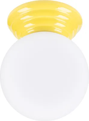 Obrázok produktu pre Stropné svietidlo ZORI žlté IP44 1xG9 8W glazovaná keramika/sklo 12x16x12cm Sollux Lighting