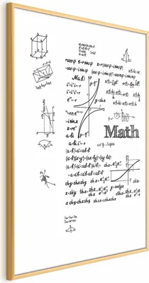 Produktbild von Posterpapier Poster - Mathematics 29.7x42 cm Text m-C-0297-ao-a