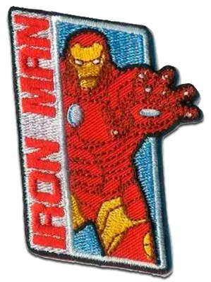 Produktbild von Marvel © Avengers Iron Man 1 - Aufnäher, Bügelbild, Aufbügler, Applikationen, Patches, Flicken, Zum Aufbügeln, Größe: 7,6 x 5 cm