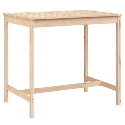 Produktbild von vidaXL Gartentisch 121x82,5x110 cm Massivholz Kiefer
