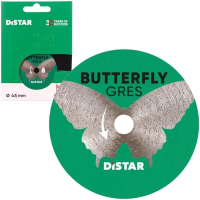 Produktbild von Distar Butterfly Diamanttrennscheibe 45mm 9.6mm Bohrung für Proxxon