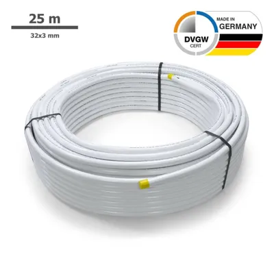 Produktbild von Sanpro Aluverbundrohr - Mehrschichtverbundrohr, Länge 25 m, Größe 32x3 (Alu)