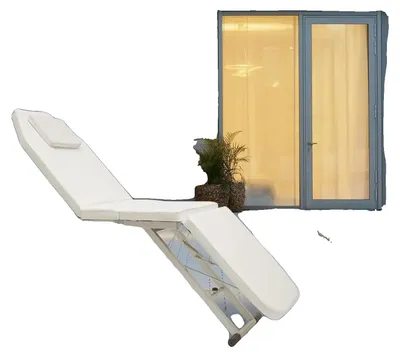 Immagine prodotto di Lettino da massaggio, design portatile, struttura robusta, BIANCO