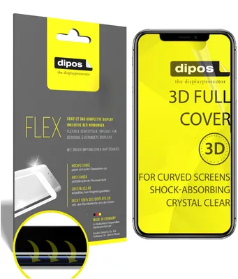 Obrázok produktu pre 2x ochranná fólia pre Apple iPhone 11 Pro, 100% pokrytie displeja, dipos Flex