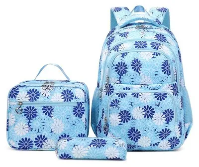 Image de Sac à dos étanche Unyqoos® pour filles et femmes – sac à dos scolaire et de voyage robuste en nylon, avec motif floral, compartiment pour ordinateur portable et bretelles réglables