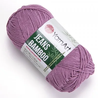 Produktbild von Yarn Art Jeans Bamboo 114 Dusty Rose Strickgarn