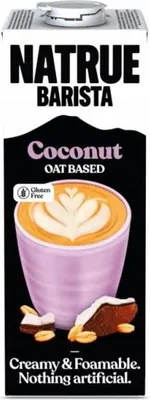 Immagine prodotto di Natrue Barista | Bevanda all'avena con cocco - 1 L - Senza glutine - Alternativa vegetale al latte - 0% alcol