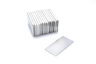 Produktbild von Neodym Magnete 40 x 20 x 1 mm N38 Quader Case - 1 Stück, Extrem stark, Magnettafeln, Kühlschränke, Whiteboards, DIY