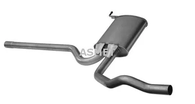 Produktbild von ASMET 04.078 Mittelschalldämpfer Schalldämpfer für VW PASSAT Variant (3B6) PASSAT Variant (3B5) PASSAT (3B3) PASSAT (3B2)
