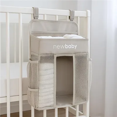 Produktbild von Kinderbett-Organizer TinyTidy New Baby grau