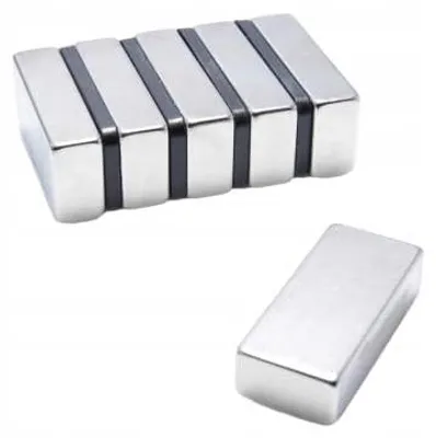 Produktbild von Top Magnesy - 1 Stück Neodym Magnete 40x18x10 mm N38 - extra starke Haftmagnete für Montage, Werkstatt & Industrie