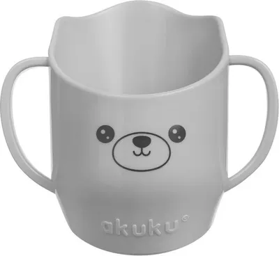 Produktbild von AKUKU Lernbecher für Kinder - grau, 150 ml