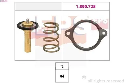 Produktbild von EPS Thermostat Kühlmittel 84°C für OPEL Mokka / Mokka X (J13) Astra K Sports Tourer (B16) Corsa E Schrägheck (X15) Astra K Schrägheck (B16)