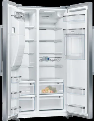 Produktbild von Siemens iQ500 KA93GAIEP, Freistehend, Amerikanische Tür, Edelstahl, Glas, 560 l, SN-T