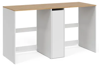 Immagine prodotto di Mobile lavatrice Vicco Viktor Bianco/Rovere artigianale 159.8 x 88.2 cm con 3 scomparti, Model 60743