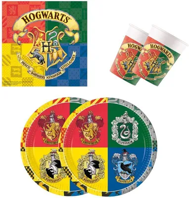 Immagine prodotto di Set di articoli per feste di compleanno Harry Potter, 52 pezzi.