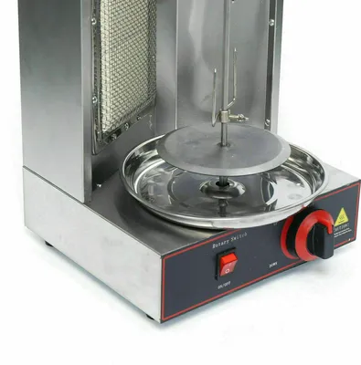 Produktbild von Dönergrill Hähnchengrill Edelstahl Gyrosgrill Standgrill Elektrogrill Gasgrill für Garten, Balkon, Grillgeschäft