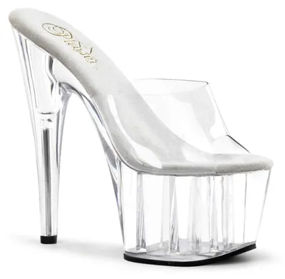 Obrázok produktu pre ADORE-701 Pleaser Platformy na vysokom podpätku priehľadné