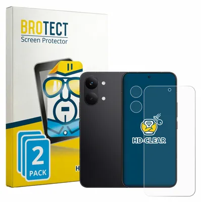Produktbild von 2x Für Xiaomi Poco X8 Pro Max (Display+Kamera) Schutzfolie BROTECT Displayschutz Display Schutz Folie Klar Transparent