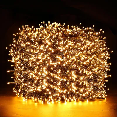 Weihnachts-Lichterkette 25M 1000LED IP44, warmweiß, 8 Modi