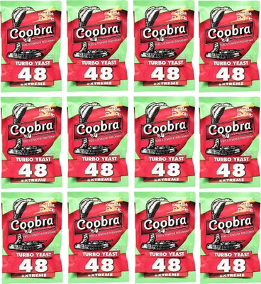 Produktbild von 12 x Destillieren Hefe - Coobra 48 Extreme 135g
