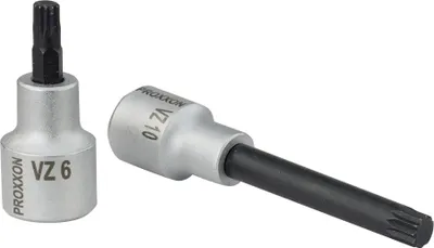Immagine prodotto di Proxxon 23371 Vielzahn XZN Einsatz Bit Nuss VZ8 Länge 100mm Antrieb (1/2")