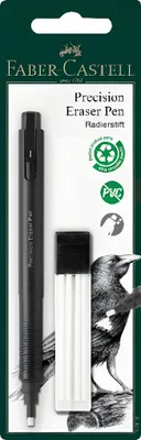 Image de FABER-CASTELL Radierstift Precision Eraser Pen + Refill