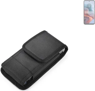 Produktbild von Holster Gürteltasche kompatibel mit Motorola G34 5G Holster Gürtel Tasche wasserabweisend Handy Hülle Schutz Hülle Outdoor schwarz K-S-Trade