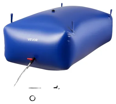Obrázok produktu pre VEVOR zásobník na vodu, 1000 L PVC mäkký vak na vodu, nádrž na vodu, nepriepustná a odolná proti opotrebovaniu nádrž na vodu na vonkajšie zavlažovanie obytného automobilu, kempovanie, núdzové situácie