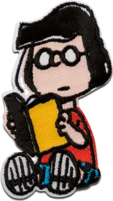Produktbild von Mono Quick Peanuts © Marcie - Aufnäher, Bügelbild, Aufbügler, Applikationen, Patches, Flicken, zum aufbügeln, Größe: 7,5 x 4,6 cm