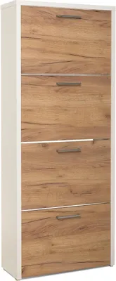 Produktbild von Schuhkipper >Filton II< in Weiß - 61x152x25cm (BxHxT)
