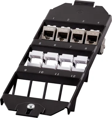 Produktbild von LogiLink Bodentankhalter 4-fach für 12 Keystone Module