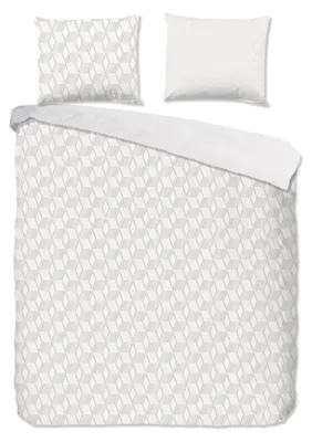 Productafbeelding van Pure Dekbedovertrek Micropercal Gouda - white sand 140x200/220cm