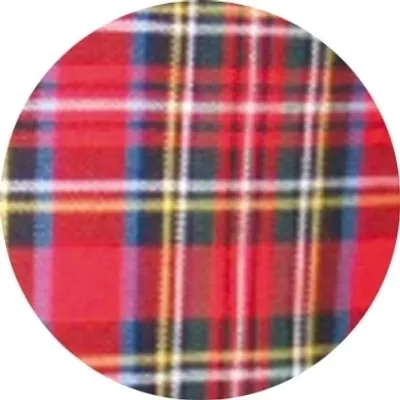 Produktbild von Roter Tartan Knopf
