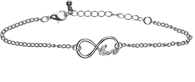 Produktbild von Armkette Damen Armband Infinity Love Unendlichkeit Liebe silber