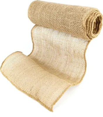 Image de Jute Bande Decoratee Naturelle 25X500Cm