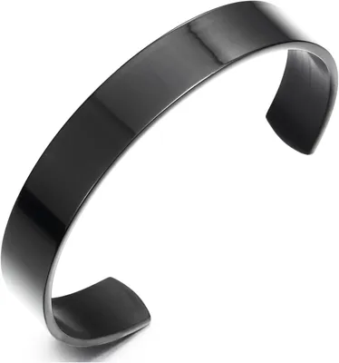 Obrázek produktu pro Solidchoice – Nerezová ocel – Nastavitelný náramkový náramek – Minimalistický design – Pro dámy i pány – Stylový a odolný – Obvod 19 cm