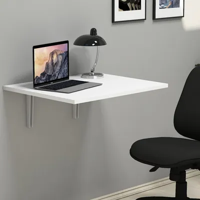 Immagine prodotto di Lessolo - Tavolo Pieghevole, 60x50x2h cm Bianco, un Posto