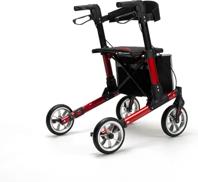 Produktbild von FabaCare Rollator Quava, Leichtgewichtrollator, faltbar, Rot