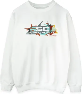 Produktbild von Disney - "Lightyear Star Command Graphic Title" Sweatshirt für Damen BI25125 (XXL) (Weiß)