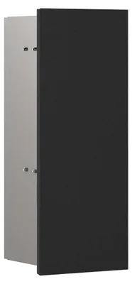 Produktbild von emco asis pure Toilettenbürstengarnitur-Modul, Unterputzmontage, Türanschlag rechts, Glasfront, 436x170mm, 975528505