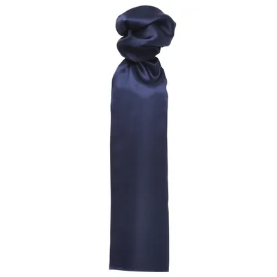 Image de Premier Foulard / écharpe pour femme, couleur unie RW1147 (taille unique) (Bleu marine)