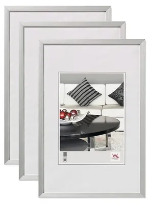 Fotolijsten 20x30 cm, Aluminiumrahmen, silber, 3er-Pack
